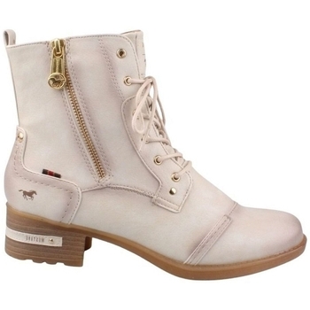Chaussures Femme Bottines Mustang 1229513 Blanc