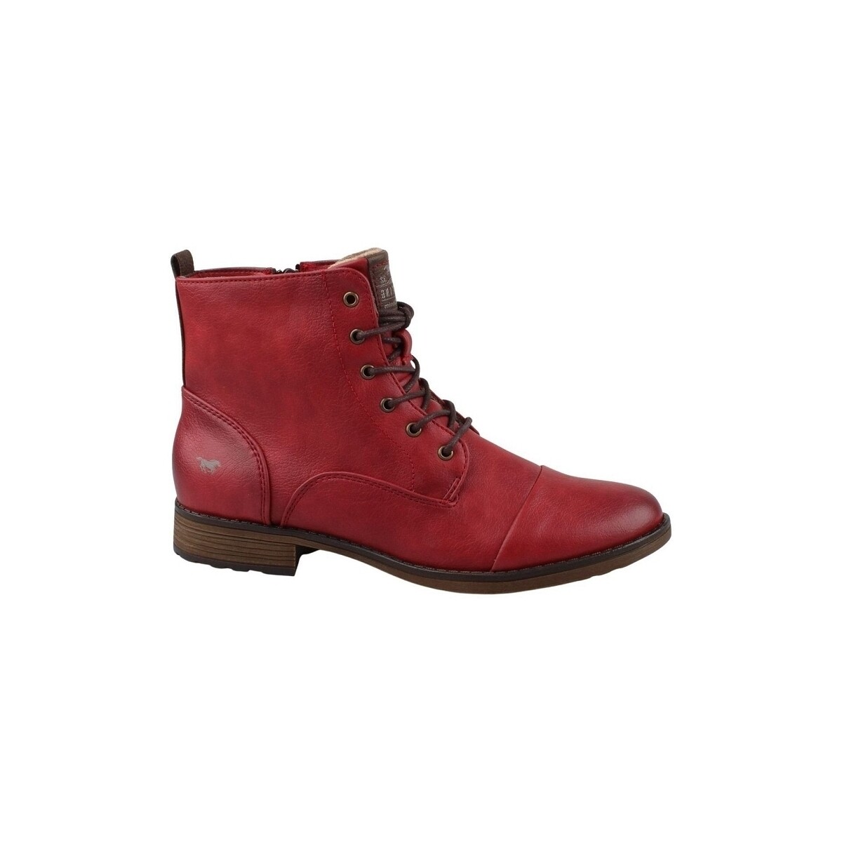Chaussures Femme Bottines Mustang 1359502 Rouge