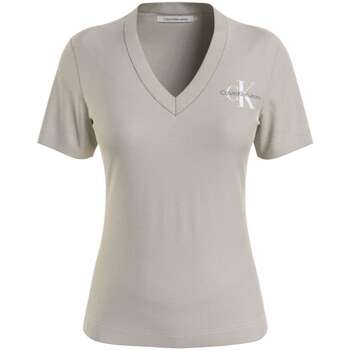 Vêtements Femme T-shirts manches courtes Calvin klein плавки-низ от купальника 153101VTAH23 Beige