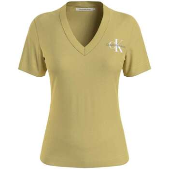 Vêtements Femme T-shirts manches courtes Calvin klein плавки-низ от купальника 153102VTAH23 Jaune