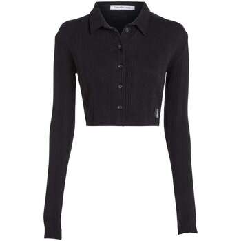 Vêtements Femme Chemises / Chemisiers Calvin Klein jacket Jeans 153107VTAH23 Noir