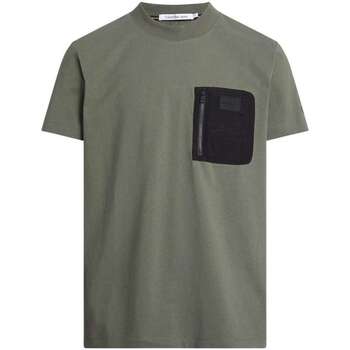 Vêtements Homme T-shirts manches courtes Calvin Klein JEANS Strappy 153176VTAH23 Kaki