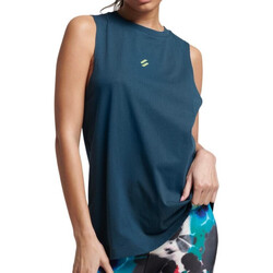 Vêtements Femme Débardeurs / T-shirts sans manche Superdry WS311487A Bleu