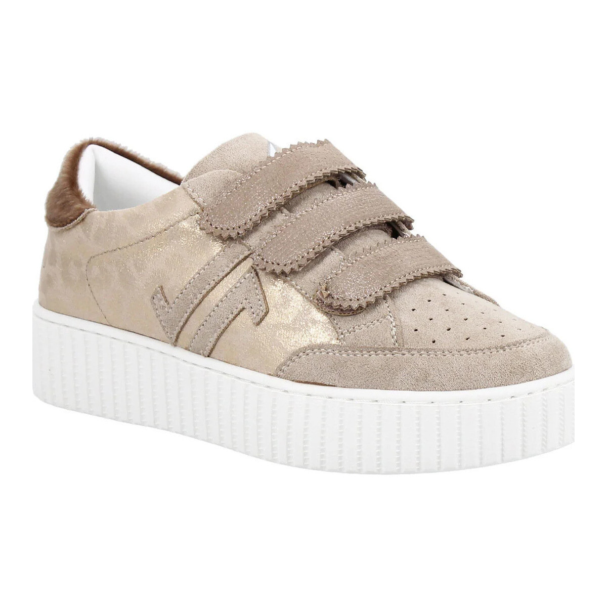 Chaussures Femme Baskets mode Cl11 CL70 TAUPE Beige