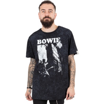 Vêtements T-shirts manches longues David Bowie  Noir