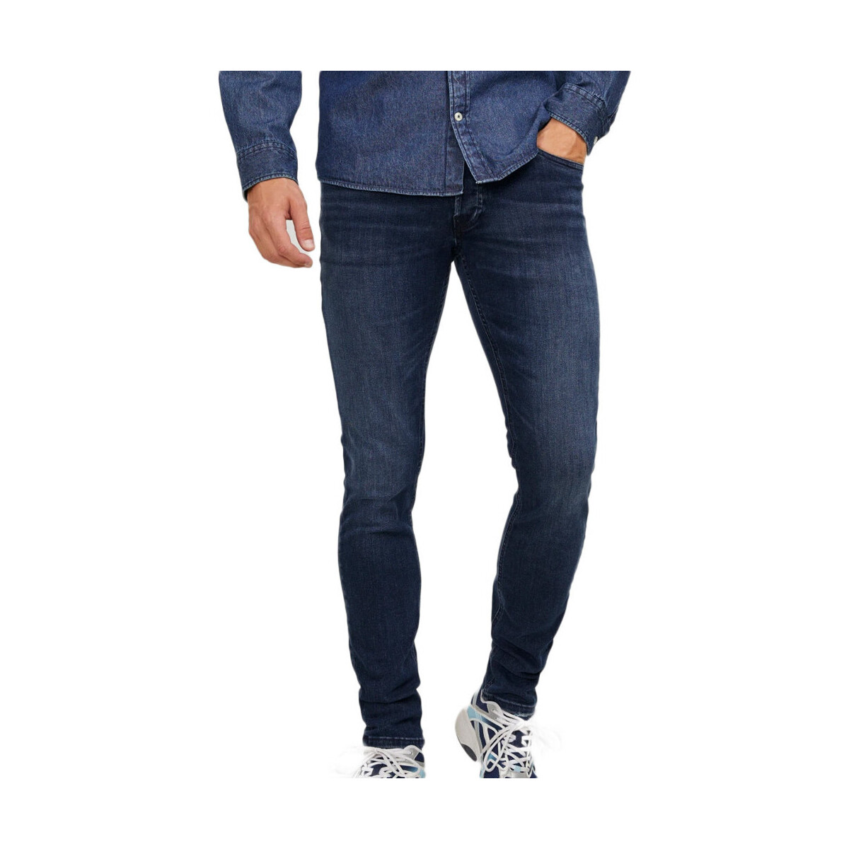 Vêtements Homme Jeans slim Jack & Jones 12243818 Bleu