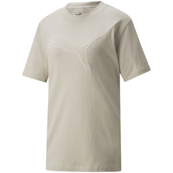Vêtements Femme T-shirts manches courtes qui Puma 847090-64 Beige