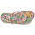 Chaussures Femme Tongs Roxy BERMUDA PRINT Rose / Multicolore