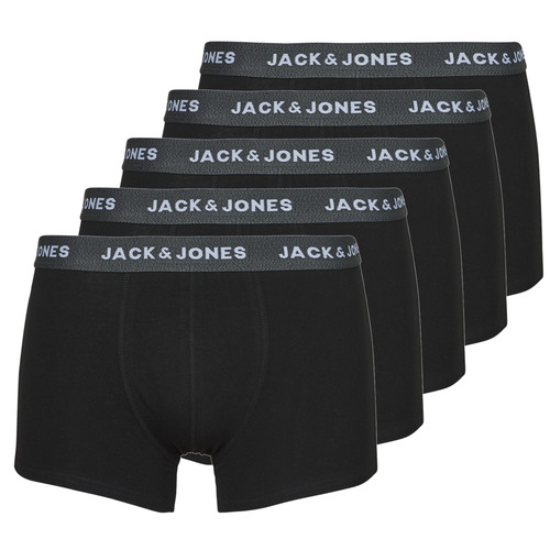 Sous-vêtements Homme Boxers en 4 jours garantis JACHUEY TRUNKS 5 PACK Noir