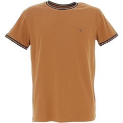 Vêtements Homme T-shirts manches courtes Benson&cherry Classic t-shirt mc Marron