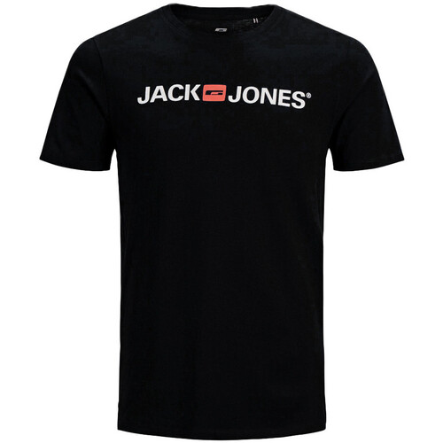 Vêtements Garçon T-shirts & Polos Jack & Jones 12246424 Noir