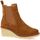 Chaussures Femme Boots Creator Creat Boots cuir velours Marron