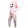 Vêtements Femme Pyjamas / Chemises de nuit Ozabi Pyjama Femme Long SWEET SECRET Rose