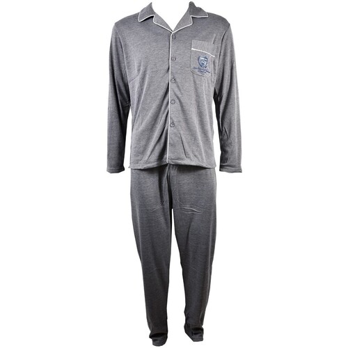 Vêtements Homme Pyjamas / Chemises de nuit Ozabi Pyjama Homme Long SWEET SECRET Gris