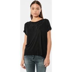 Vêtements short-sleeved T-shirts & Polos Kaporal LOVY Noir