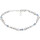 Montres & Bijoux Femme Bracelets T-shirts & linnen för Herr från Pradaa Prada Bracelet souple  Jackie argent Blanc