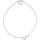 Montres & Bijoux Femme Bracelets Lova - Lola Van Der Keen Bracelet Ajustable Coeur Joaillerie - Argent - FETICHE Argenté
