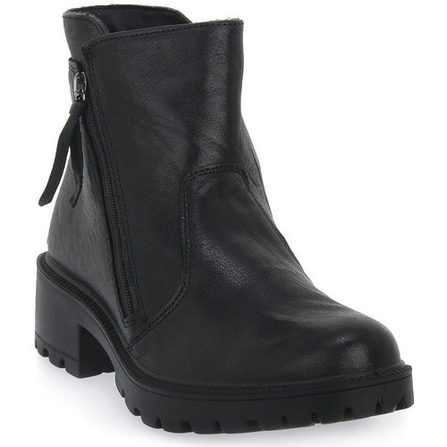 Chaussures Femme Boots Imac AMERICA NAPPA NERO Noir