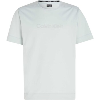 Vêtements Homme T-shirts & Polos Calvin Klein Jeans Wo - Ss Tee Vert