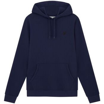sweat-shirt lyle & scott  ml416ton tonal pullover hoodie-z27. dark navy 