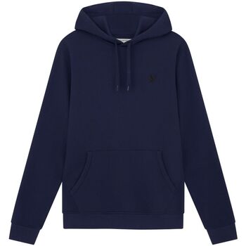 sweat-shirt lyle & scott  ml416ton tonal pullover hoodie-z27. dark navy 