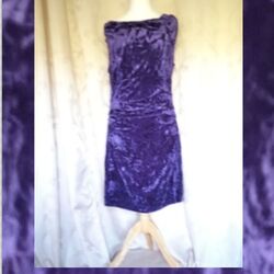 Vêtements Femme Robes courtes Ms Mode robe velours neuve M&S Mode T L Violet