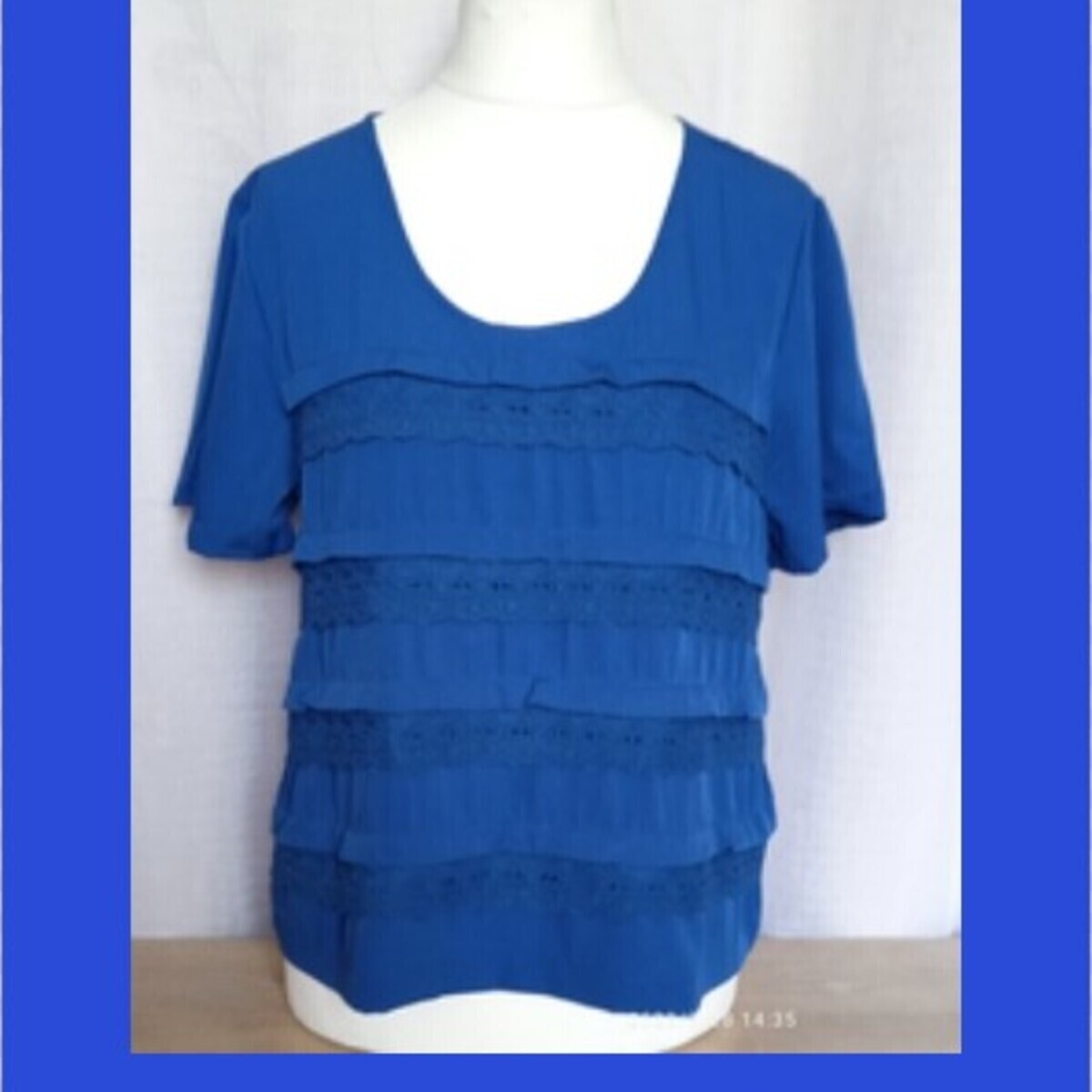 Vêtements Femme Tops / Blouses Vero Moda blouse neuve Vero Moda T XL Bleu