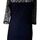 Vêtements Femme Robes courtes Even&Odd robe dentelle noire et bleu neuve T XL Noir