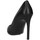 Chaussures Femme Sandales et Nu-pieds Francescomilano D10-01A Escarpins Femme Noir
