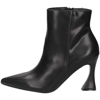 Chaussures Femme Low boots Francescomilano a10 02a Bottes et bottines Femme Noir
