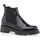 Chaussures Femme Bottines Free Monday Leather Boots / bottines Femme Noir Noir