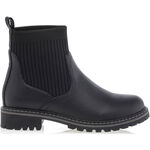 smooth chelsea boots Black