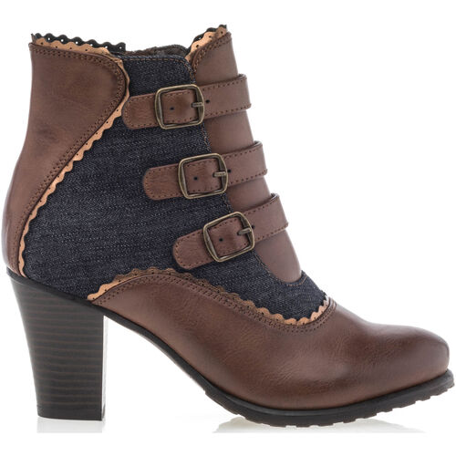 Chaussures Femme Bottines Color Block Coal Boots / bottines Femme Marron Marron