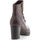 Chaussures Femme Bottines Color Block Boots / bottines Femme Marron Marron