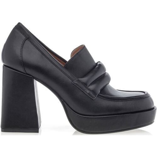 Chaussures Femme Mocassins Vinyl Shoes Dolce & Gabbana Portofino Sneakers Schwarz Noir