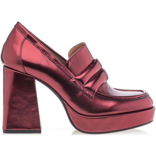 Chaussures Femme Mocassins Vinyl Shoes Fillip II leather boots Black Rose