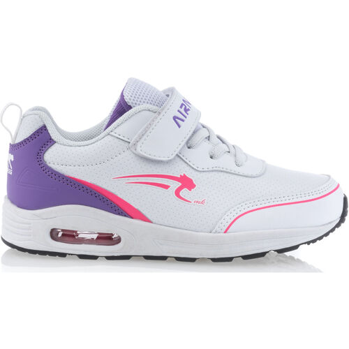 Chaussures Fille Baskets basses Airness Baskets / zipped sneakers Fille Blanc Blanc
