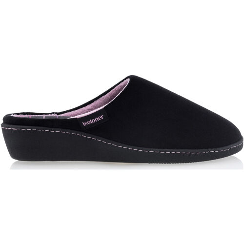Chaussures Femme Chaussons Isotoner Soins corps & bain Noir