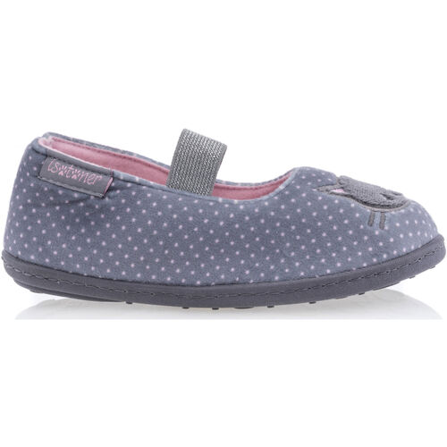 Chaussures Fille Chaussons Isotoner Chaussures de sport Gris
