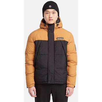 Vêtements Homme Vestes Timberland TB0A6S41  OUTDOOR PUFFER-P57 WHEAT/BLACK Blanc