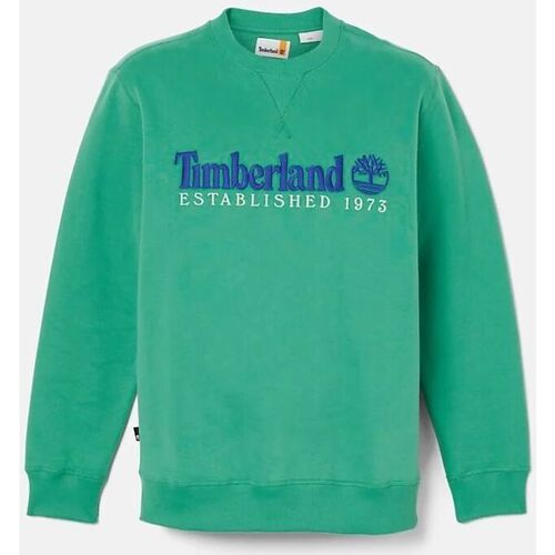 Vêtements Homme Sweats Timberland mid TB0A65DD LS EST. 1973 CREW BB SWEATSHIRT-ED3 CELTIC GREEN Vert