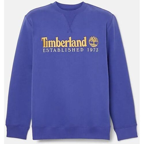 Vêtements Homme Sweats Timberland TB0A65DD LS EST. 1973 CREW BB SWEATSHIRT-ED5 B CLEM BLU Bleu