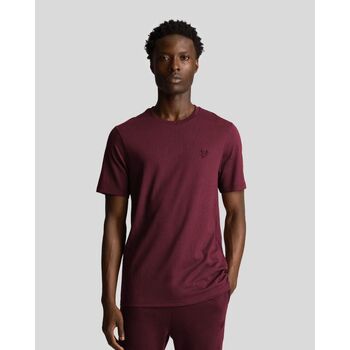Vêtements Homme T-shirts & Polos Lyle & Scott TS400TON-Z562 BURGUNDY Rouge