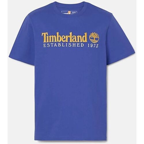 Vêtements Homme T-shirts & Polos Timberland TB0A6SE1 SS EST. 1973 CREW TEE-ED5 CLEMATIS BLUE Bleu