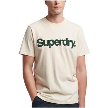 Vêtements Homme T-shirts manches courtes Superdry  Blanc
