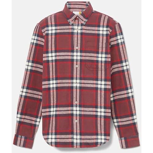 Vêtements Homme Chemises manches longues all Timberland TB0A6GKH HEAVY FLANNEL PLAID-J60 PORTR Rouge