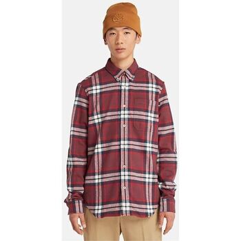 Vêtements Homme Chemises manches longues Timberland 6in TB0A6GKH HEAVY FLANNEL PLAID-J60 PORTR Rouge