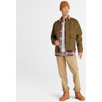 Timberland TB0A6GKH HEAVY FLANNEL PLAID-J60 PORTR Rouge