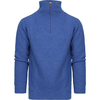Vêtements Homme Sweats Suitable Pull Demi-Zip Bleu Bleu Bleu