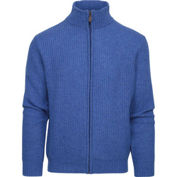 Vêtements Homme Sweats Suitable Cardigan Laine Mélangé Bleu Bleu